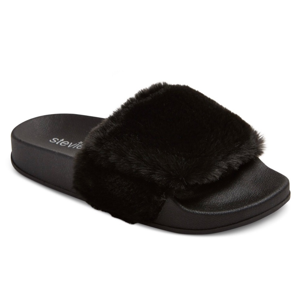 Girls’ Stevies sandals faux fur